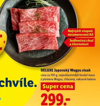 Super - Japonský Wagyu steak
