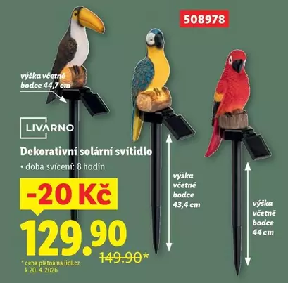 Dekorativní solární svítidlo 508978