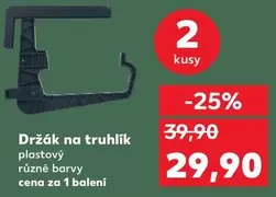 Držák na truhlík plastový