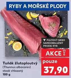 Tuňák žlutoploutvý steak chlazený