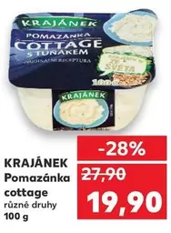 Pomazánka cottage s tuňákem