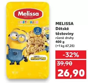 Dětské těstoviny různé druhy