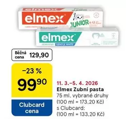 White - Elmex Zubní pasta