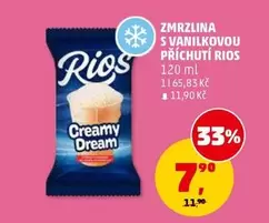 Zmrzlina s vanilkovou příchutí