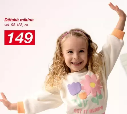 D	ext{ětská mikina}