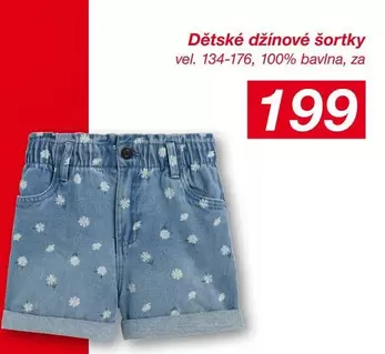 Dětské džínové šortky