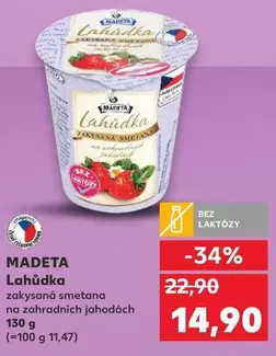 Lah
ubdka zakysan
a smetana na zahradn
íhod