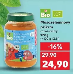 Maso zeleninový příkrm