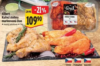 Kuřecí stehna marinovaná Duo