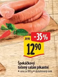 Špekáčkový točený salám pikantní