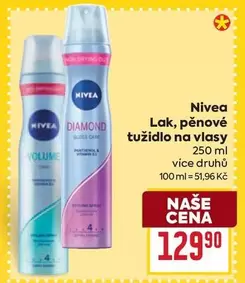 Lak, pěnové tužidlo na vlasy