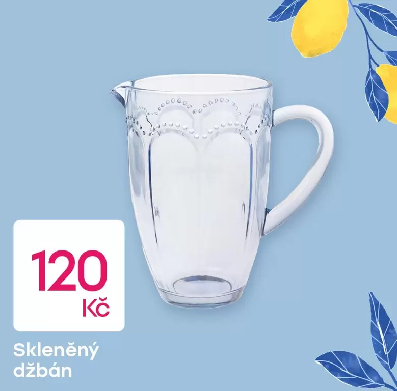 Skleněný džbán