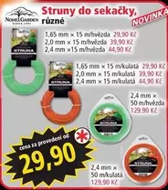 Struny do sekačky, různé