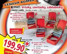 Super - Vrtáky, závitníky, záhlubníky, různé sady