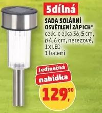 SADA SOLÁRNÍ OSVĚTLENÍ ZÁPICH