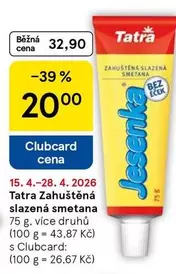 Tatra Zahuštěná slazená smetana