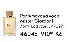 Parfémovaná voda Mister Giordani Kód vzorku 47029