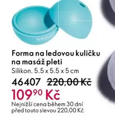 Forma na ledovou kuličku na masáž pleti 46407