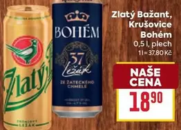 Zlatý Bažant, Krušovice, Bohem 57 ližák