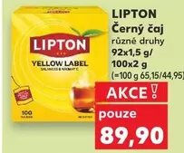 Černý čaj různé druhy