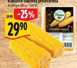 Kukuřice cukrová předvařená