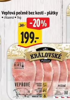 Vepřová pečeně bez kosti - plátky