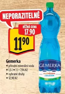 přírodní minerální voda