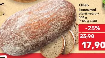 Chléb konzumní pšenično-žitný