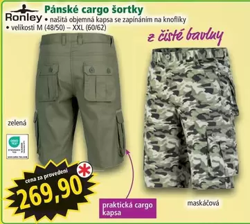 Pánské cargo šortky