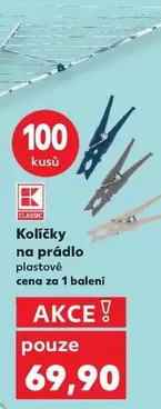 Kolíčky na prádlo plastové