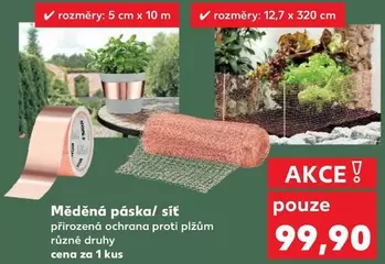 Měděná páska/ síť