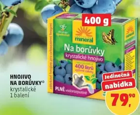 Na borůvky krystalické hnojivo