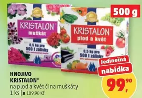 Hnojivo na plod a květ či na muškáty