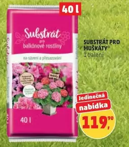 Substrát pro balkónové rostliny