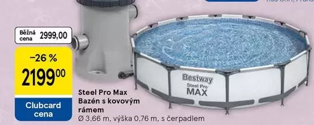 Steel Pro Max Bazén s kovovým rámem