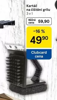 Kartáč na čištění grilu 3v1