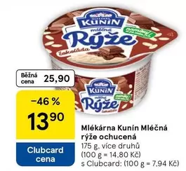 Mléčná rýže ochucená