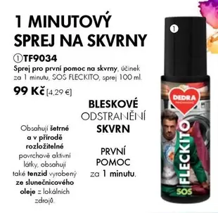1 MINUTOVÝ SPREJ NA SKVNY OTF9034