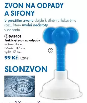 Zvon na odpady a sifony DA9401