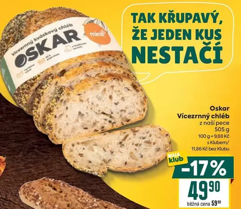 Vícerezrnný chléb