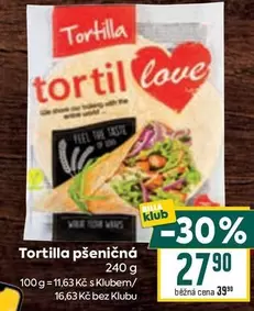 Tortilla pšeničná