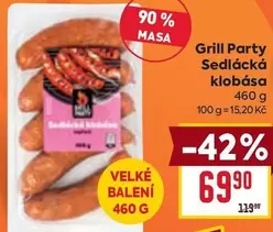 Grill Party Sedlácká klobása
