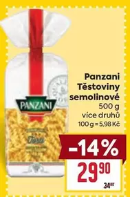 Těstoviny semolinové