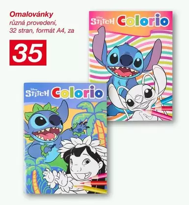 Stitch - Omalovanky Colorio
