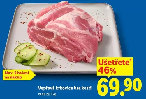 Vepřová krkovice bez kosti