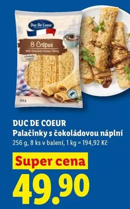 Super - Palacinky s cokoladovou naplni