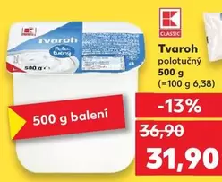 Tvaroh polotučný