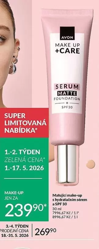 Super - Make-up + Care Serum Matte Foundation SPF 30