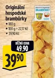 Originální hospodské brambůrky