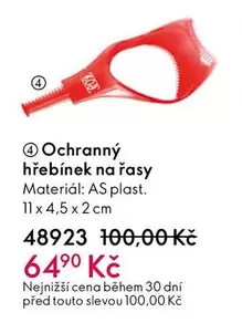 Ochranný hřebínek na řasy